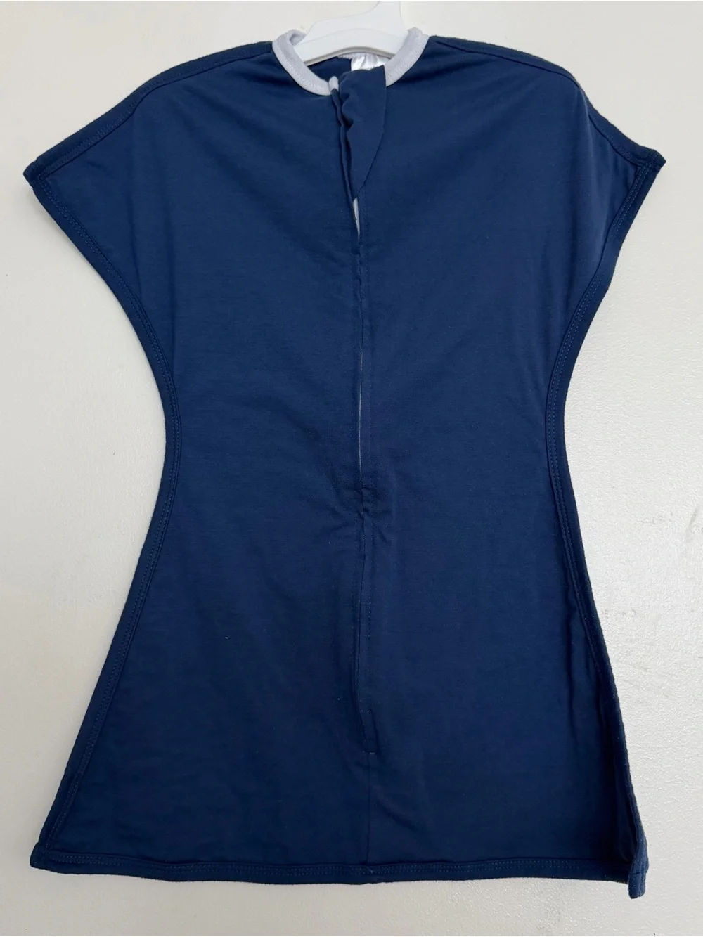Sleeping Baby Zipadee Zip Swaddle Navy Size XS 3-6M